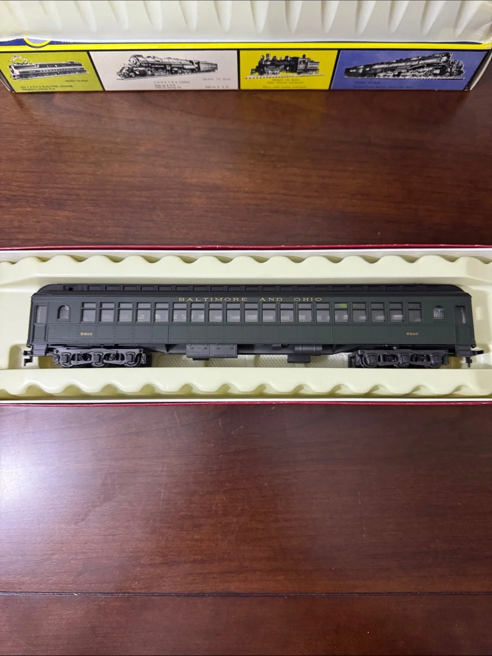 Rivarossi AHM Baltimore & Ohio 1920’s HO Scale 5 Piece Passenger Car Set (New)